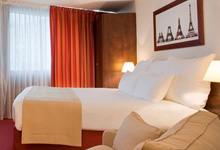 Elegant rooms in a contemporary hotel